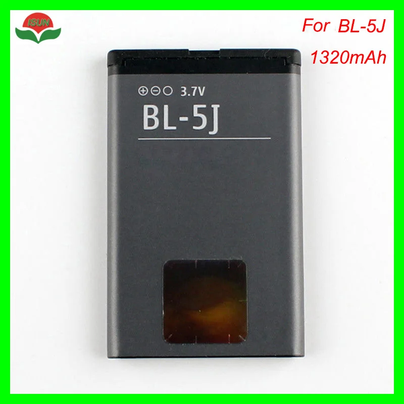 Батарея Isun для Nokia 5230 5233 5800 3020 Lumia 520 525 530 5900 Xpress Music C3 N900 X6 BL 5J мобильный
