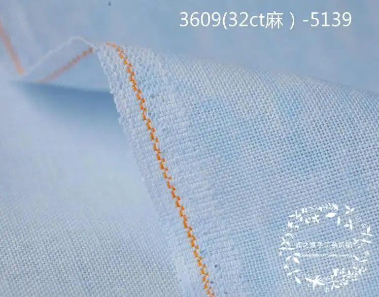 Color 5139 35x70 см 32ct красочные холст Zweigart ZW вышивка крестиком 32 скатерть из льняной ткани ручная вышивка DIY рукоделие - Цвет: Color 5139