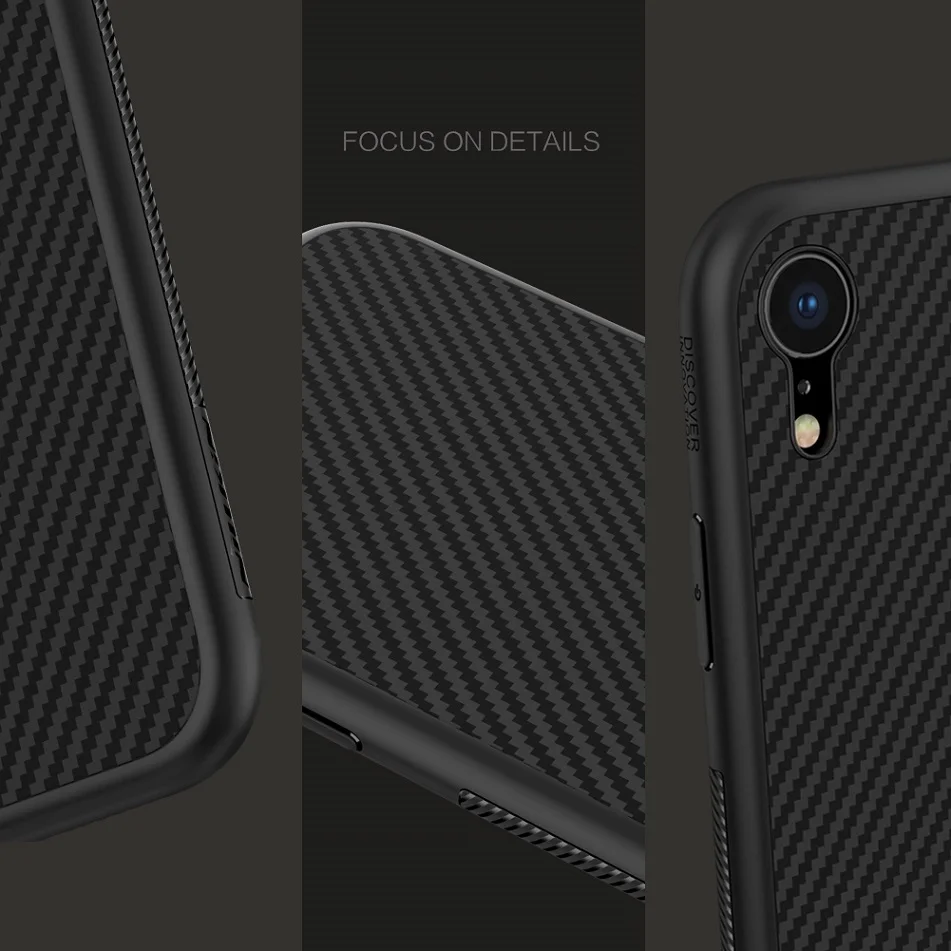 Nillkin синтетическая углеродная ПП Пластиковая Задняя крышка для iPhone X/Xs Max/Xr чехол ультра тонкий для iPhone 5,8 ''/6,5/6,1