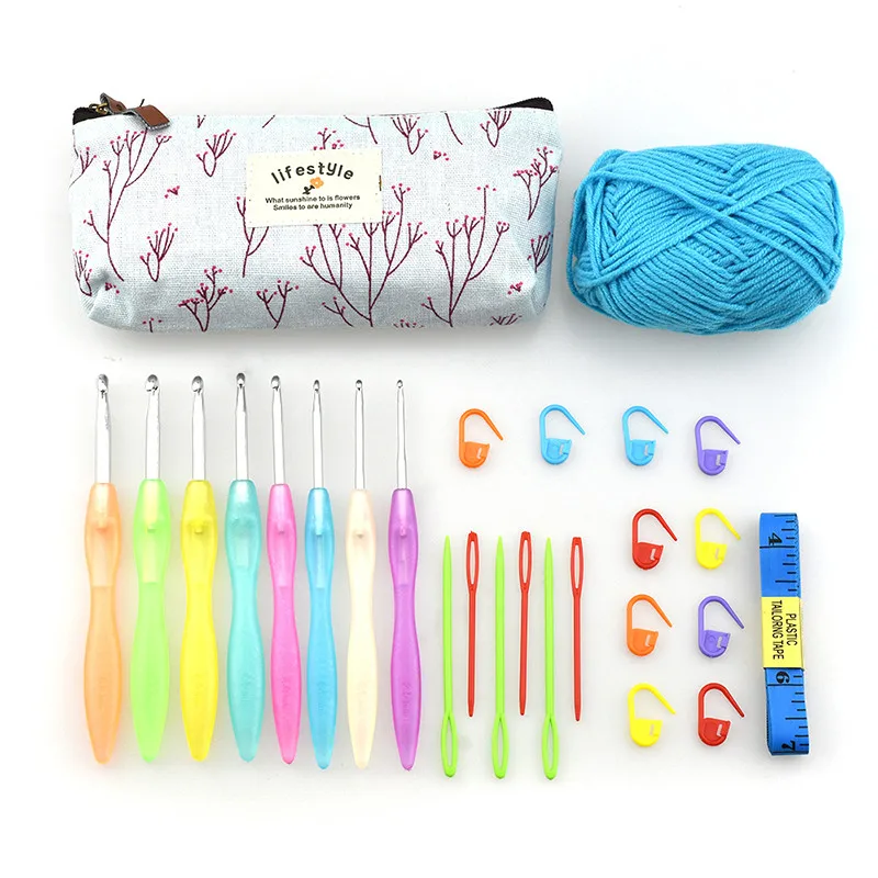 KOKNIT 26 шт./компл. крючки вязальные Вязание иглы эргономичные для вязания крючком