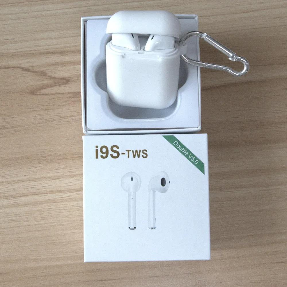 i9s TWS Беспроводной наушники мини Bluetooth V4.2 стерео гарнитура наушники для Iphone 7 plus/Iphone 7 6s 6 plus SE