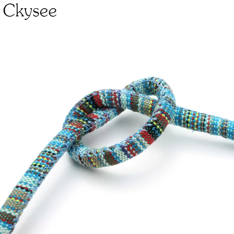 Шнур Ckysee из цветной хлопчатобумажной ткани 5 ярдов 16 цветов шнур веревка для