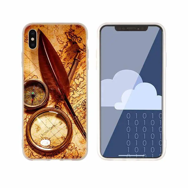 as the picture 05 Карта мира план путешествий Чехол Силиконовый мягкий для iPhone X 11 Pro XS Max XR 6 6S 7 8 Plus 4 5S SE чехол для телефона s TeleFoonhoesjes - Цвет: as the picture 05