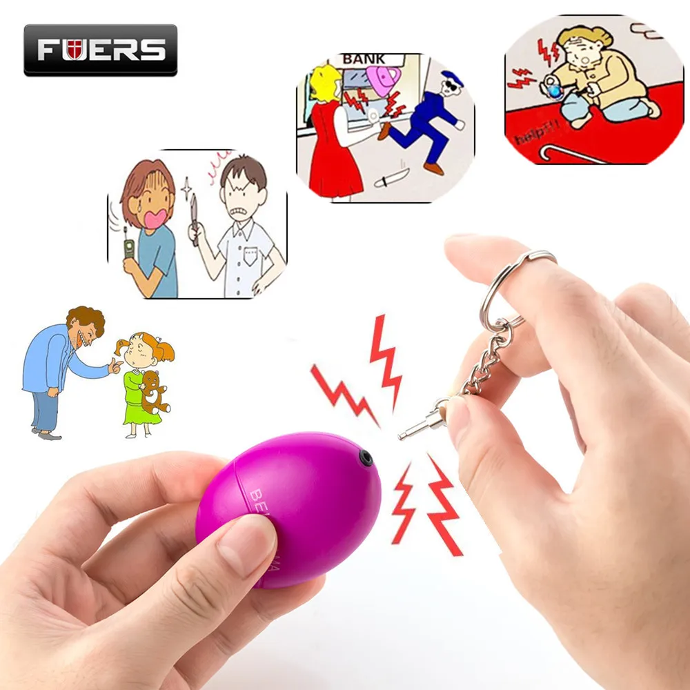 Fuers сигнализация для самозащиты 120 дБ портативный громкий брелок Сигнализация