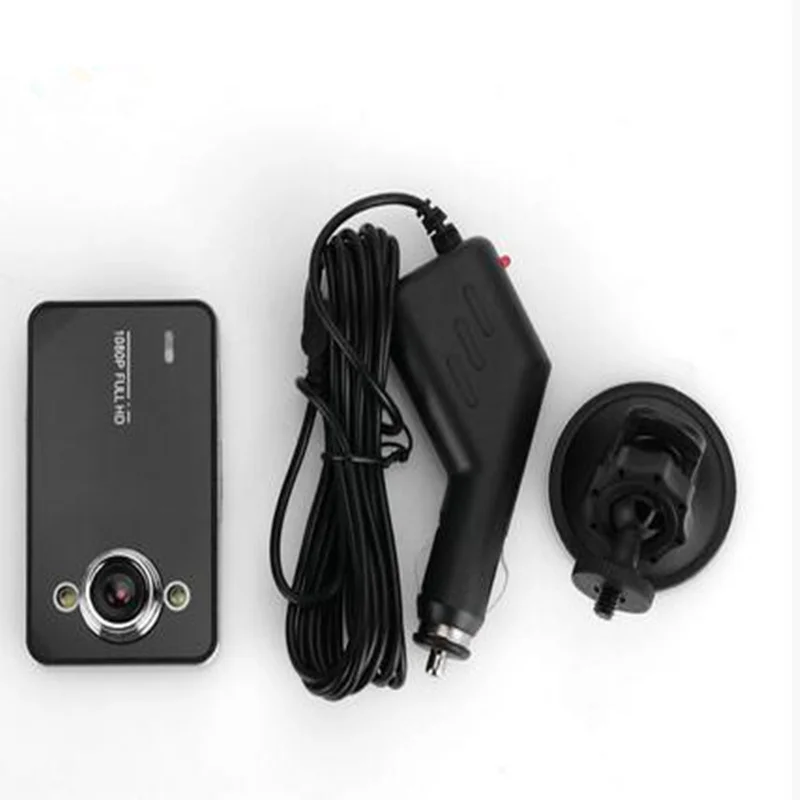 Видеорегистратор Full HD k6000 2 4 дюйма автотахограф угол съемки 90 градусов ночное