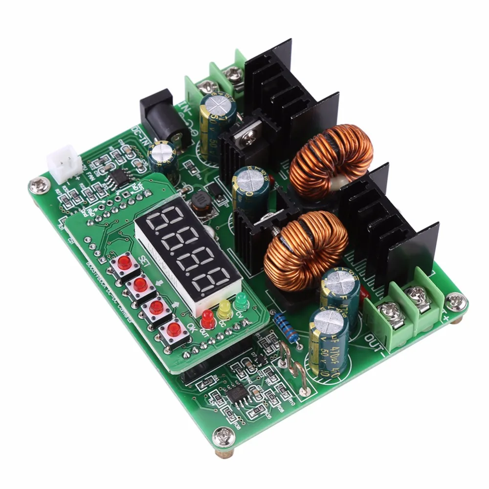 Новый DC цифровой Напряжение шаг вверх вниз Модуль Boost понижающий преобразователь