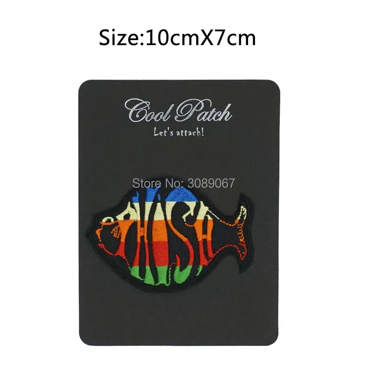 Музыкальная лента PHISH FISH 4 дюйма нашивка с помощью утюга/пришивания переводная