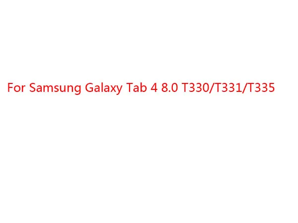 Tab 4 8.0 T330 T335 Мягкий силиконовый чехол из ТПУ Прозрачный чехол для телефона для samsung Galaxy Планшет Lenovo Tab 3 4 S E S2 S3 S4 PRO 7,0 8,0 10,1 9,7 8,4 10,5 9,7 9,6 дюймов - Цвет: Tab 4 8.0 T330 T335