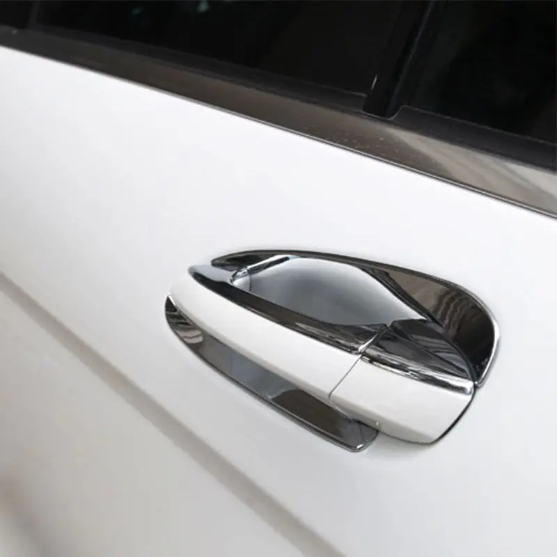 Хромированная Крышка для дверной ручки Mercedes Benz GLK/GL/ML/C Class W204 X204 ABS стикеры отделки