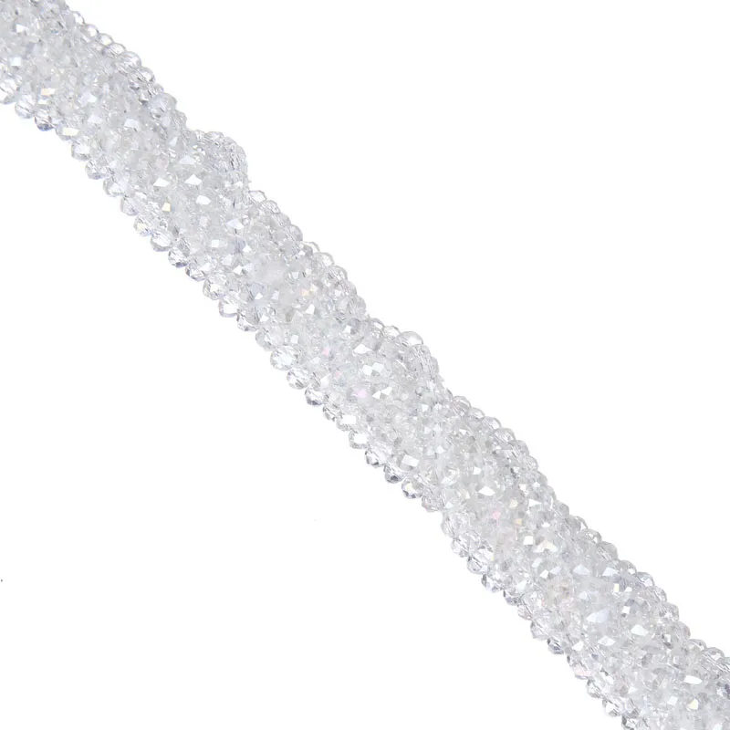 

145 pieces/lot AB Color 4MM Faceted Beads Crystal Glass Beaded DIY Jewelry Making Marquise Shape Women For Earrings Bracelet