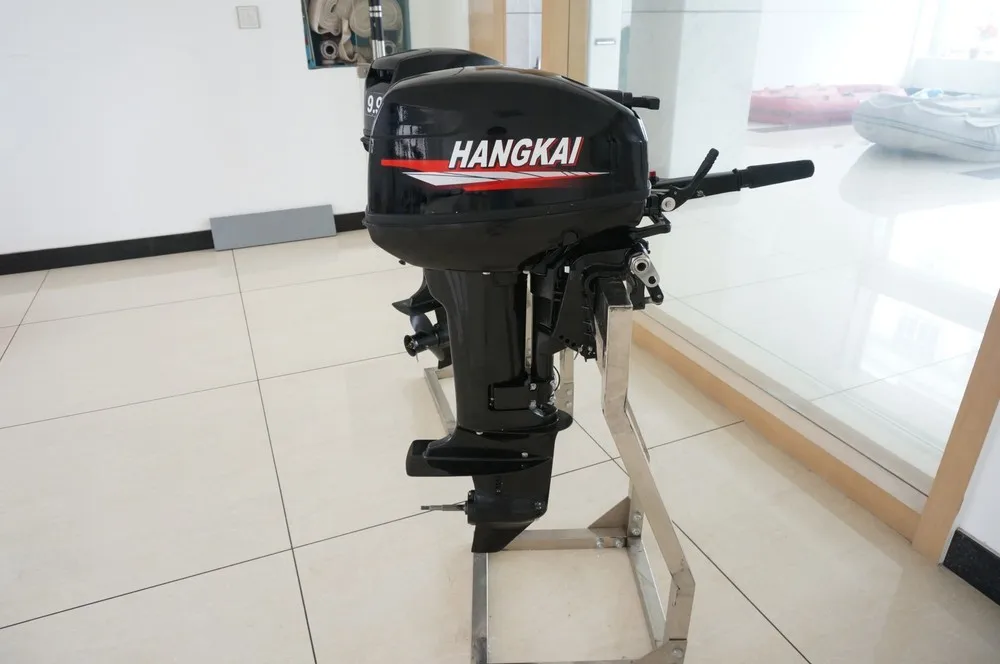 Китайский дешевый Hangkai портативный 9.9hp 2 цилиндра 2 тактный подвесной мотор онлайн для продажи