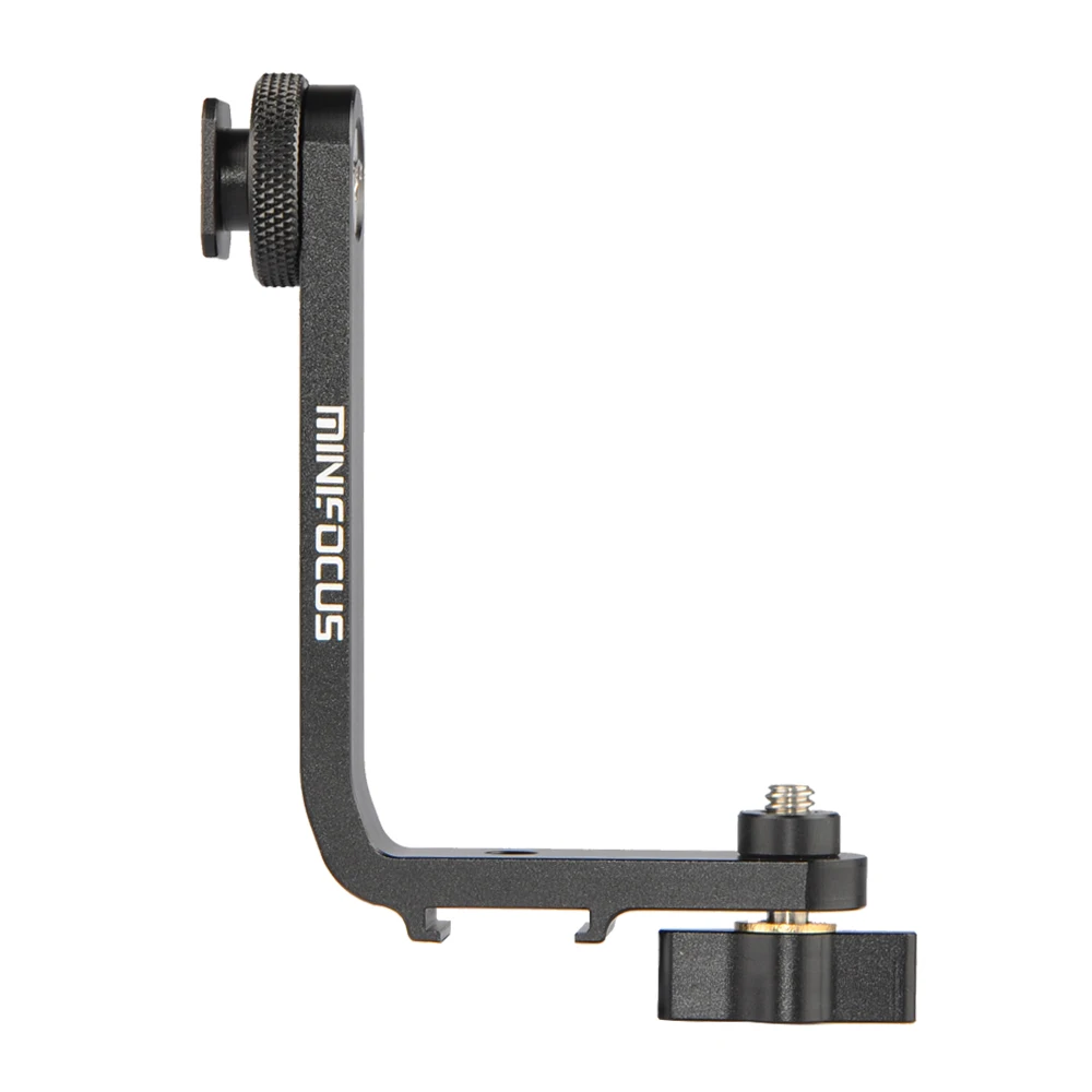 Наклон Arm поворотный L кронштейн крепление ручной Gimbal удлинители с Горячий башмак для DSLR камера видеомонитор(4,5 ''-5,5''