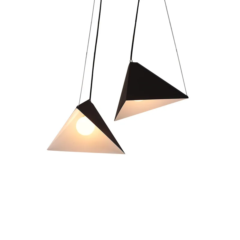 Nordic style Geometry Design Restaurant Simple Modern Personality Art Bar Adjustable Angle Iron Pendent lamp Hanging | Лампы и