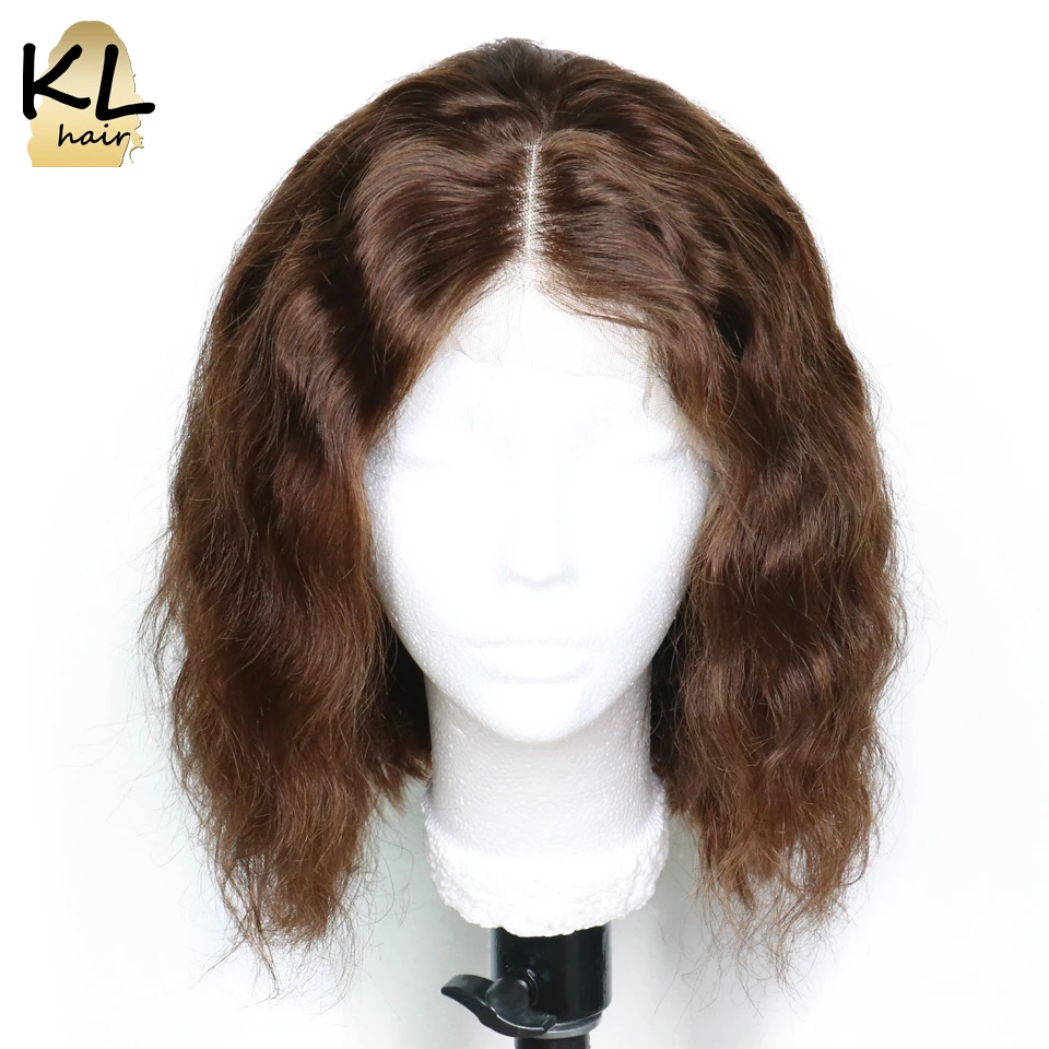 KL Hair предварительно сорвал короткие парики Боба с волосами младенца кружева