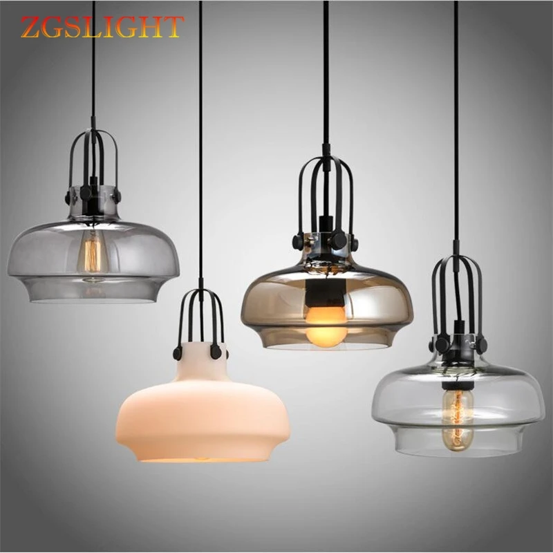 Постмодерн короткая мода страна ручной работы 4 цвета Кристалл Стекло Led E27