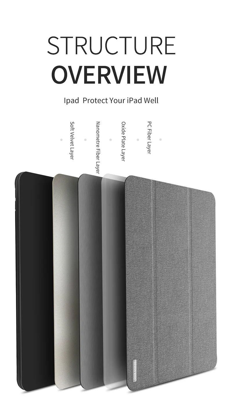 DUX DUCIS умный чехол для iPad air 3 кожаный флип-чехол для iPad air 3 чехол air3 10,5 дюймов с карандашом