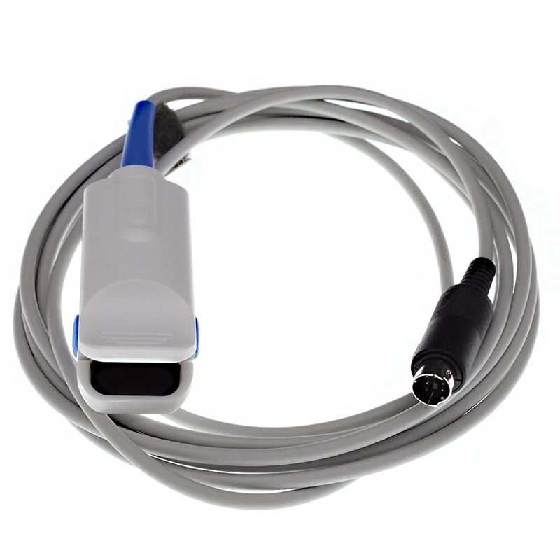 

Use for 7pin MEK MP700 800 patient SpO2 monitor,adult/Child/ finger clip animal ear/tongue blood oxygen sensor cable