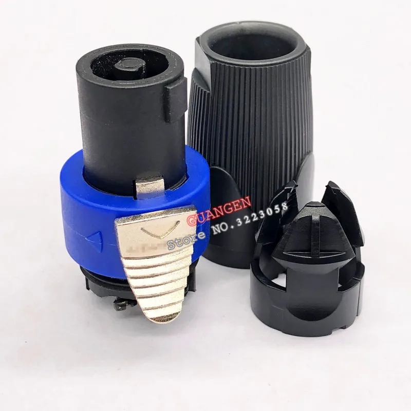 Новинка, и высокое качество для NEUTRIK тип NL4FX Speakon 4 полюс штекер коннекторы для аудио колонок