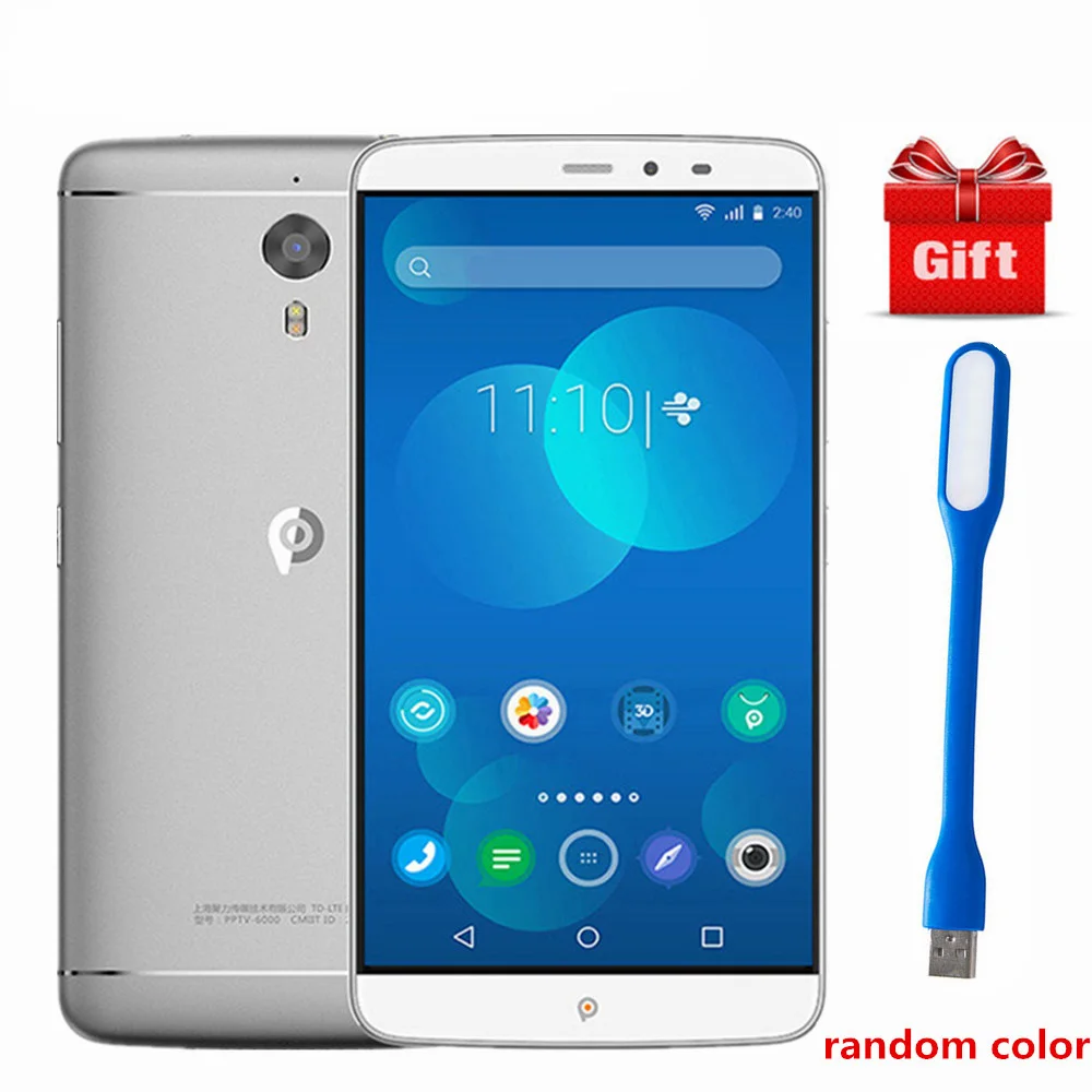PPTV King 7 s 6 дюймов 2560*1440 смартфон helio x10 Octa core 3 ГБ Оперативная память 32 Встроенная