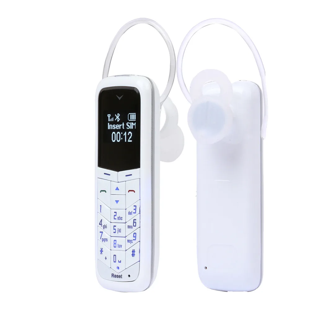 BM50 разблокирована мобильного телефона bluetooth mini Dialer 0.66 дюймов с Hands Free Сети GSM Bluetooth