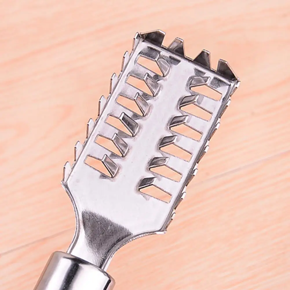 MeterMall Stainless Steel Fish Scale Remover Cleaner Scraper Kitchen Peeler Tool Scraping Scales Device Gadgets | Дом и сад