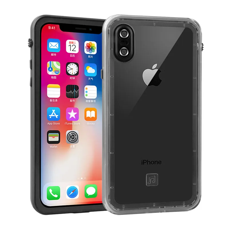 Водонепроницаемый чехол для iPhone X подводная ударопрочная защита IP68 от снега iPhonex
