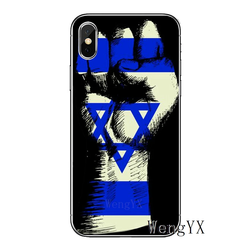Эмблема Звезда Давида Менора для Apple iPhone 8 7 plus 6s 6 plus X XR XS Max SE 5S 5c 5 4S 4 TPU мягкий чехол для телефона