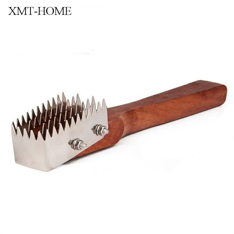 Нож для очистки рыбы с деревянной ручкой скребки инструмент взвешивания 1 шт.| |