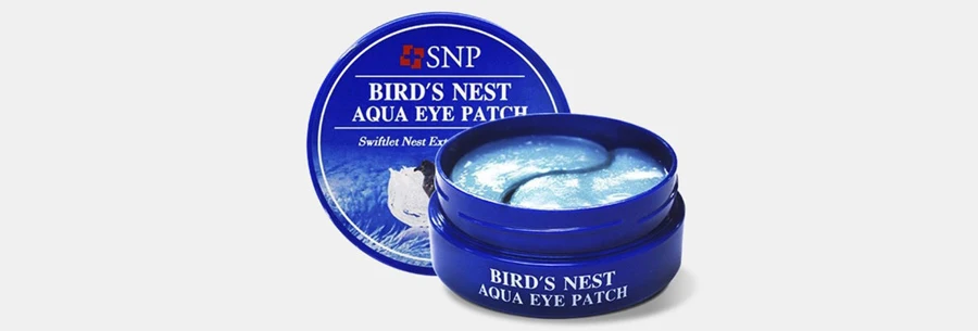 SNP 1000 mg Птичье гнездо Aqua Eye патч 60 пластырей с маска с гиалуроновой кислотой EGF против старения под маской для глаз