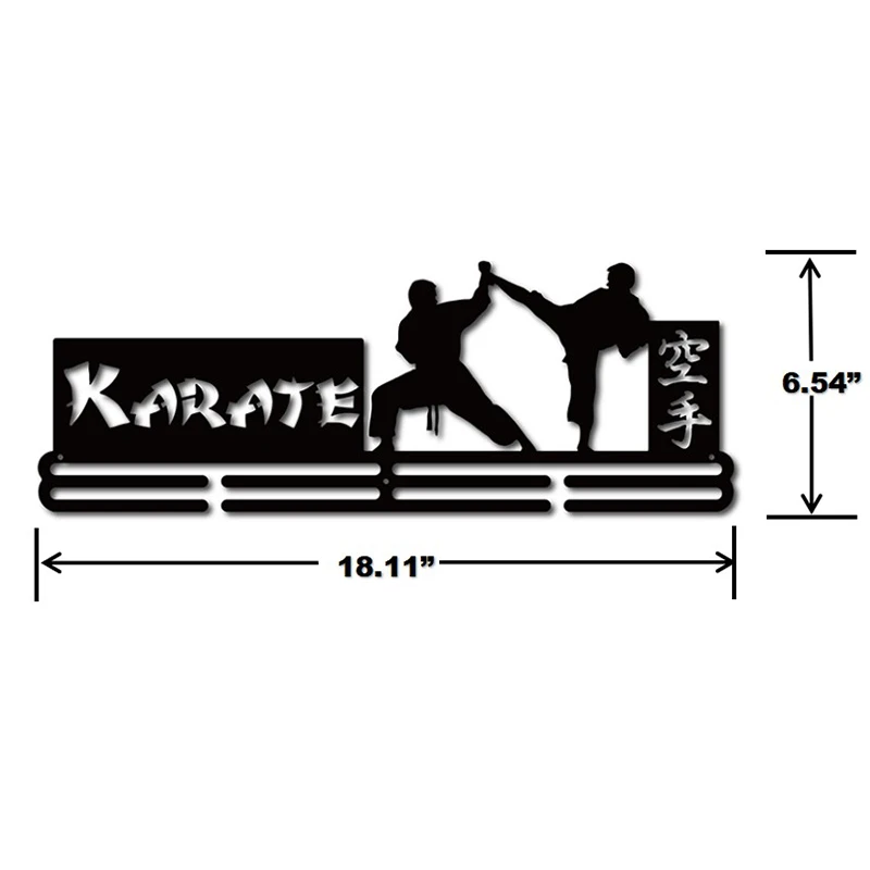 Вешалка для медалей для карате, металлическая вешалка для медалей martil arts, держатель для медалей для каратэ 32~ 45