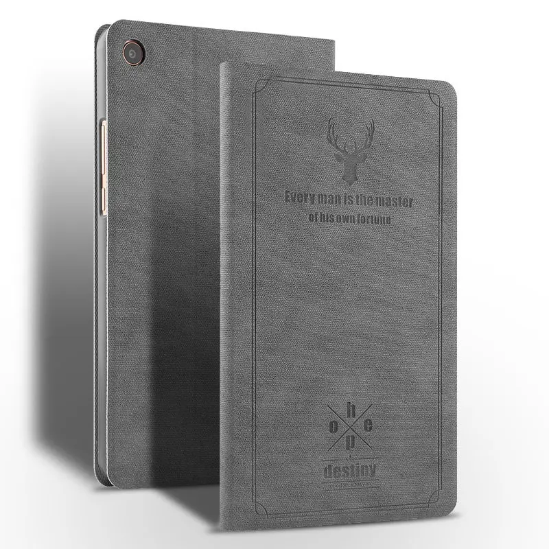 style1 gray Чехол-подставка из искусственной кожи для Xiaomi mi Pad 4 mi pad4, 8,0 дюймов, планшетный ПК, умный чехол для mi Pad4 mi pad 4, защитный чехол, чехол s - Цвет: style1 gray