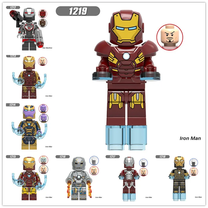 Legoed Мстители 4 EndGame строительные блоки Супер Герои Железный человек война машина