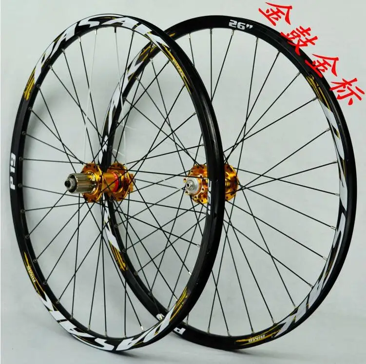 29gold hub gold MTB Jiuyu 041042 подшипник палин 26/27. 5/29 дюймов горный велосипед колеса внедорожный обод колеса велосипеда - Цвет: 29gold hub gold