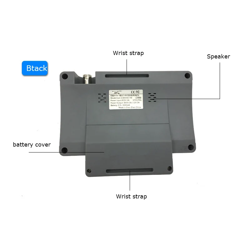 5 &quotLCD наручные 1080P AHD CCTV камера тестовый дисплей монитор тестер DC 12V Выход ADSL
