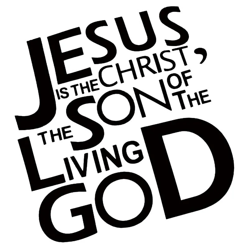 

New Jesus Living God Christ Son Auto Car Truck Vinyl Graphics Decal Sticker