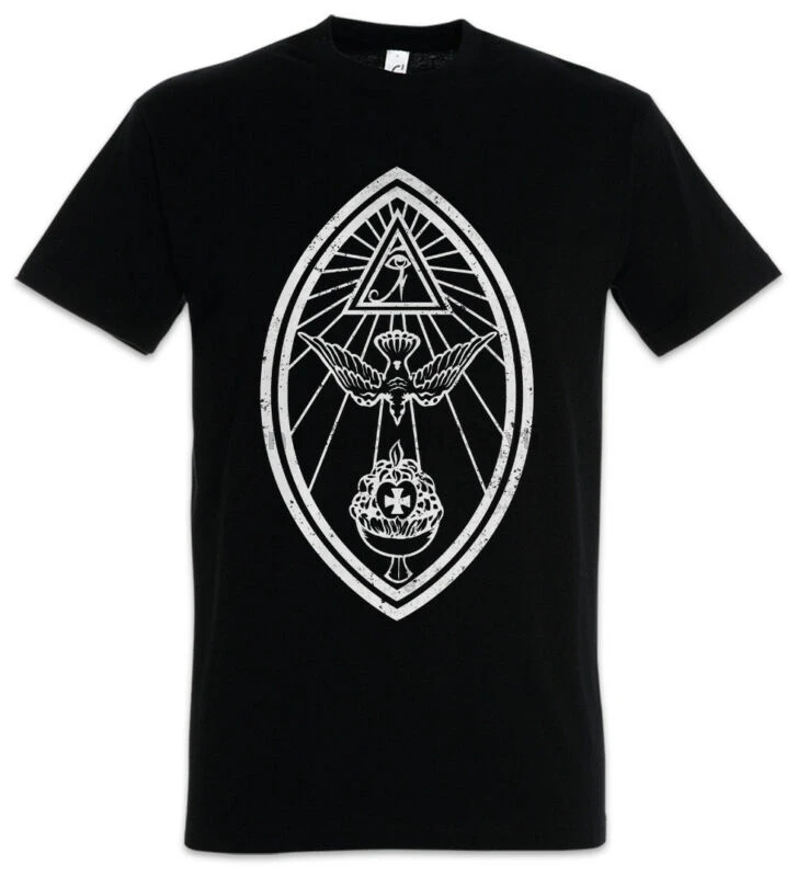 ORDO TEMPLI ORIENTIS OTO SIGN t-shirt 666 сатана алейстер кролли круг | Мужская одежда