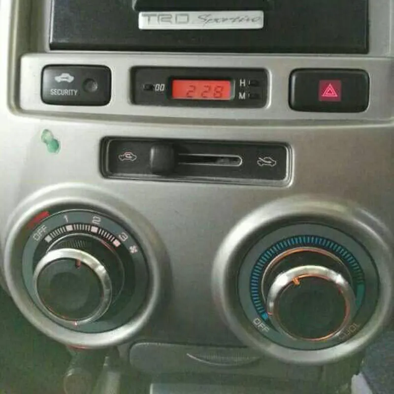 Ручка кондиционера из алюминиевого сплава для Toyota Avanza 2007 2011 Rush RM75 аксессуары 2