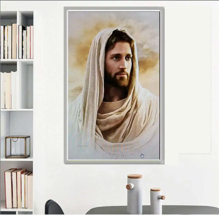 Большой 5d diy Алмазная картина Иисуса христианства вышивка крестиком 3d полностью