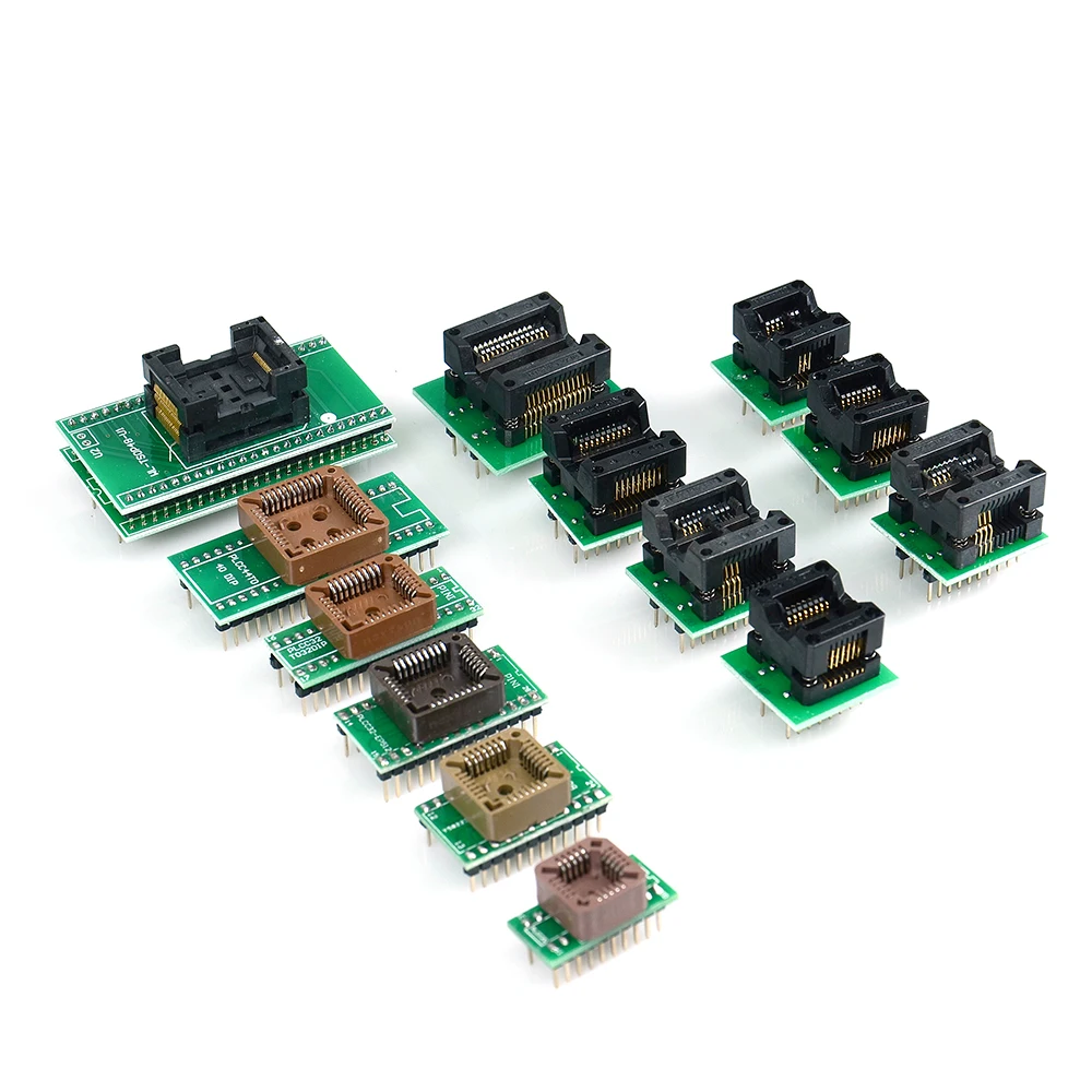 13 шт. адаптер для Superpro Xeltek 610P USB ECU Программатор сгорающий Блок Бесплатная
