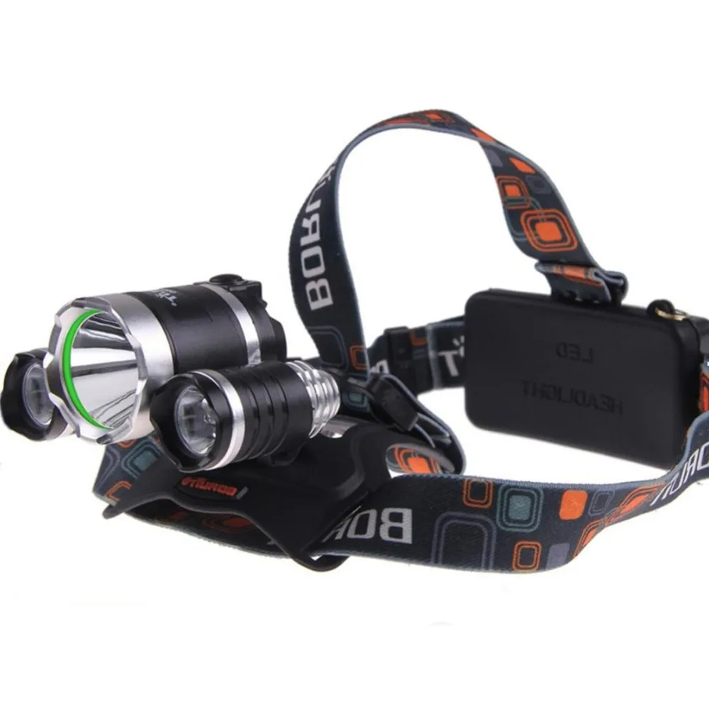 1PC головной светильник 3*10 Вт T6 3800LM CREE светодиодный налобный фонарь велосипед