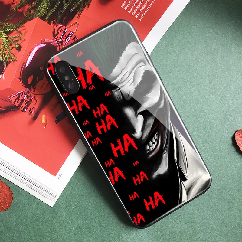 Мягкий силиконовый чехол для телефона Joker из гладкого стекла для samsung Galaxy S7 Edge S8 S9 S10e S10Plus Note 10 8 9 10 PLUS