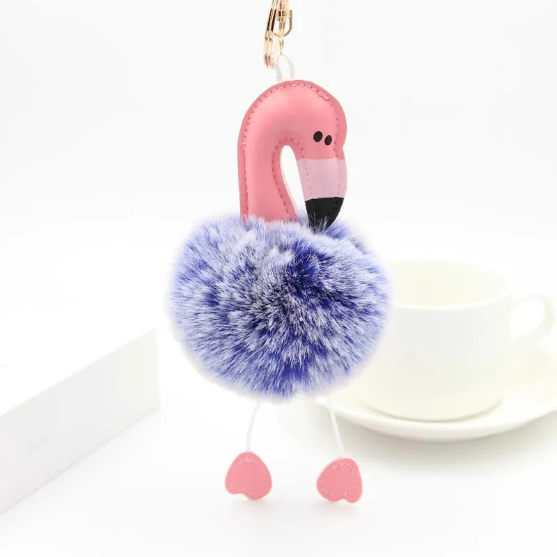 Женский брелок для ключей с искусственным кроличьим мехом|Брелоки| |
