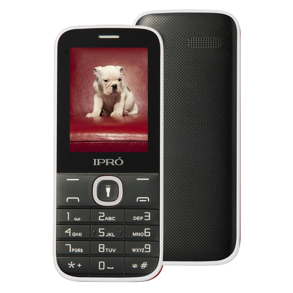 Оригинальный ipro большая клавиатура 2.4 дюймов сотовый телефон Dual SIM для пожилых