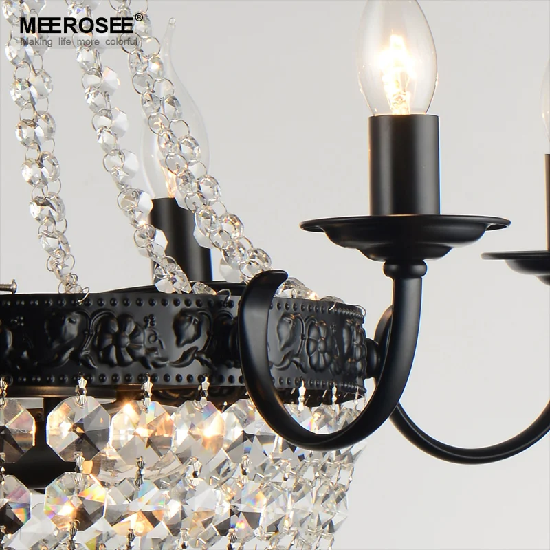 Французская Империя хрустальная люстра светильник винтажное Хрустальное