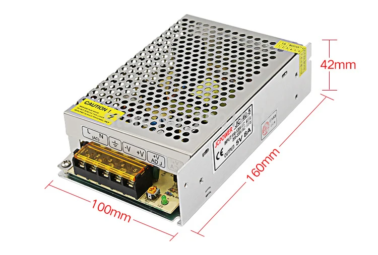 Светодиодные ленты освещения трансформаторный блок питания AC110V 220 V постоянного тока до DC5V 2A 3A 4A 5A 6A 8A 10A 12A 20A 30A 60A 70A Драйвер адаптер