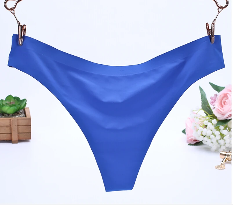 Сексуальное женское невидимое нижнее белье трусы стринги из вискозы бесшовное с