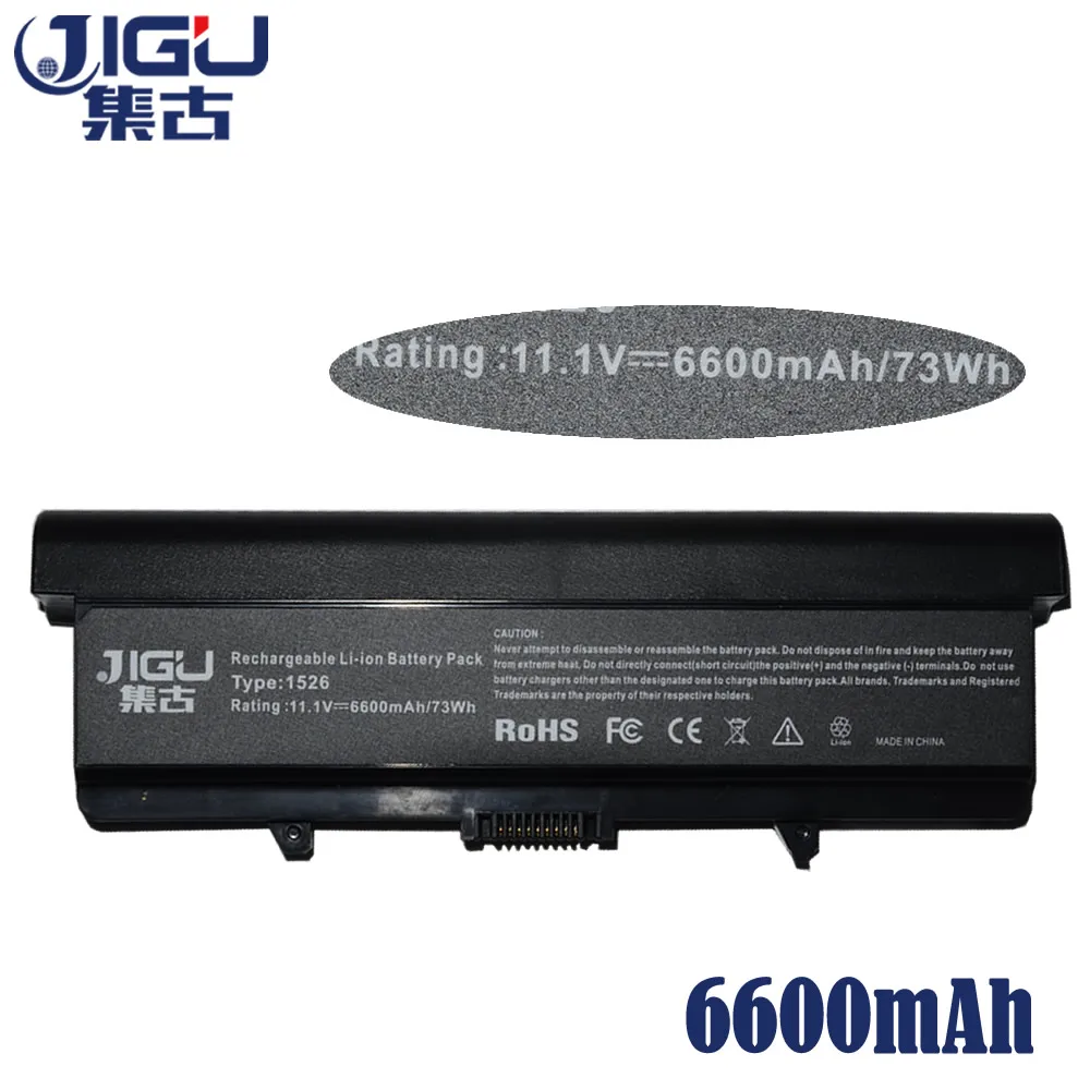 JIGU Replacement Laptop Battery For Dell Inspiron 1525 1526 1545 1440 1750 HP297 GW240 RN873 312 0626 0634 0XR693 0625|battery for dell|laptop