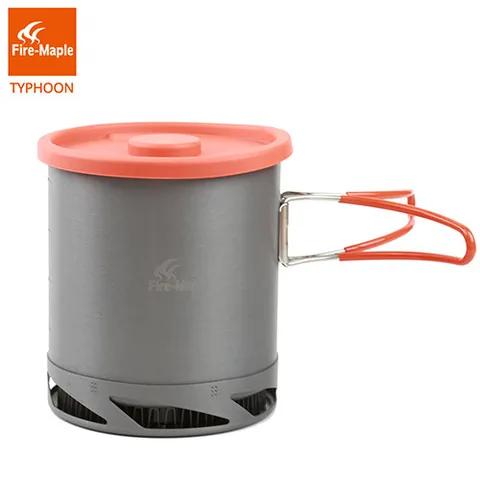 Огненный клен FMC-XK6 теплообменник 1Л складные кастрюли для приготовления пищи с сеткой мешок Открытый Кемпинг посуда