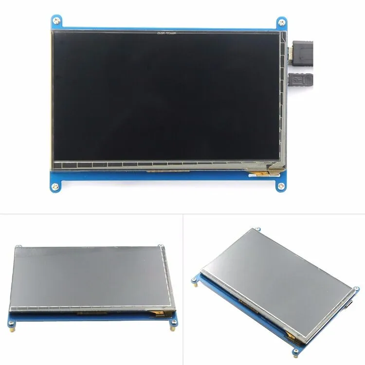 7 дюймов Raspberry Pi HDMI ЖК дисплей емкостный Сенсорный экран Дисплей 1024*600 поддержка