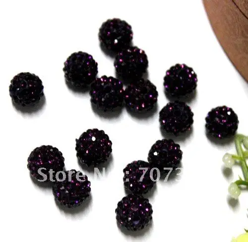 

Hot selling 50pcs Colour shamballa beads ball for bracelet,disco balls Free Shipping MIX COLOURS AT RANDOM